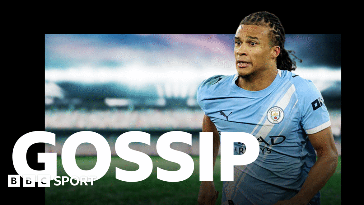 Nathan Ake with BBC Sport gossip text