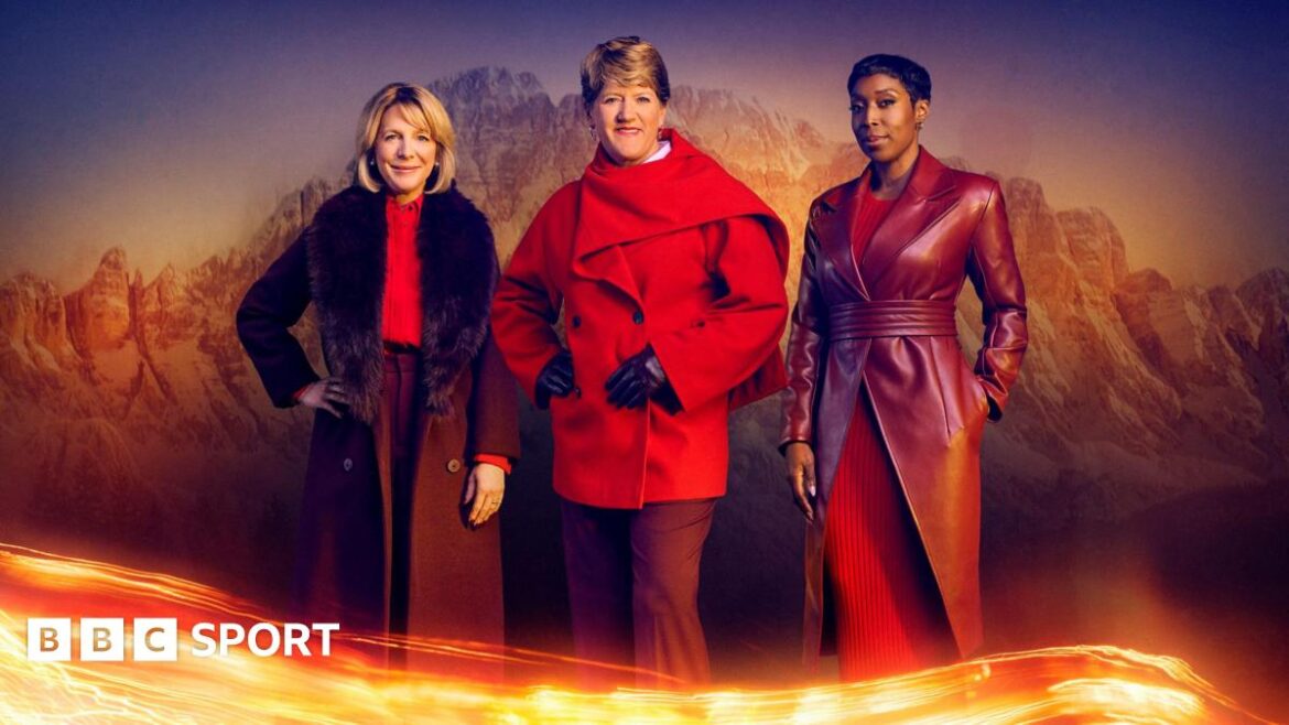 Hazel Irving, Clare Balding and Jeanette Kwakye