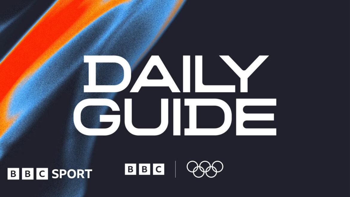 Winter Olympics daily guide graphic