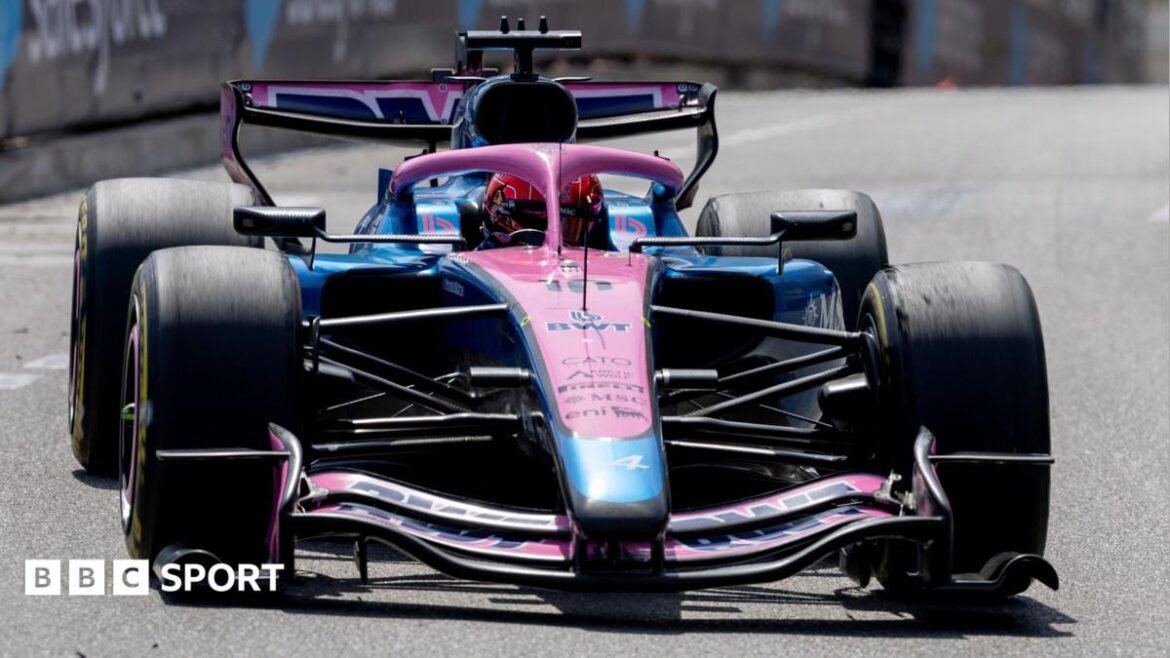 Pierre Gasly's Alpine approaches the hairpin during the 2026 Monaco Grand Prix